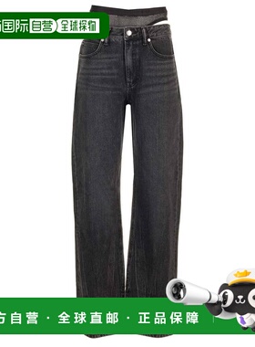 1h可退 欧洲直邮ALEXANDER WANG 女士牛仔裤4DC4244475015直筒裤