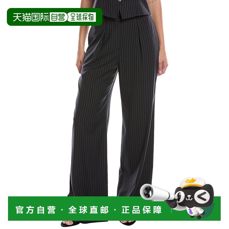 自营 Ramy Brook Edda长裤-黑色 西装裤阔腿裤美国直发奥莱