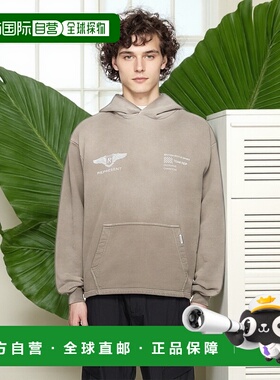 香港直邮Represent 男士 灰色 Team Rep 连帽衫卫衣 MLM41052