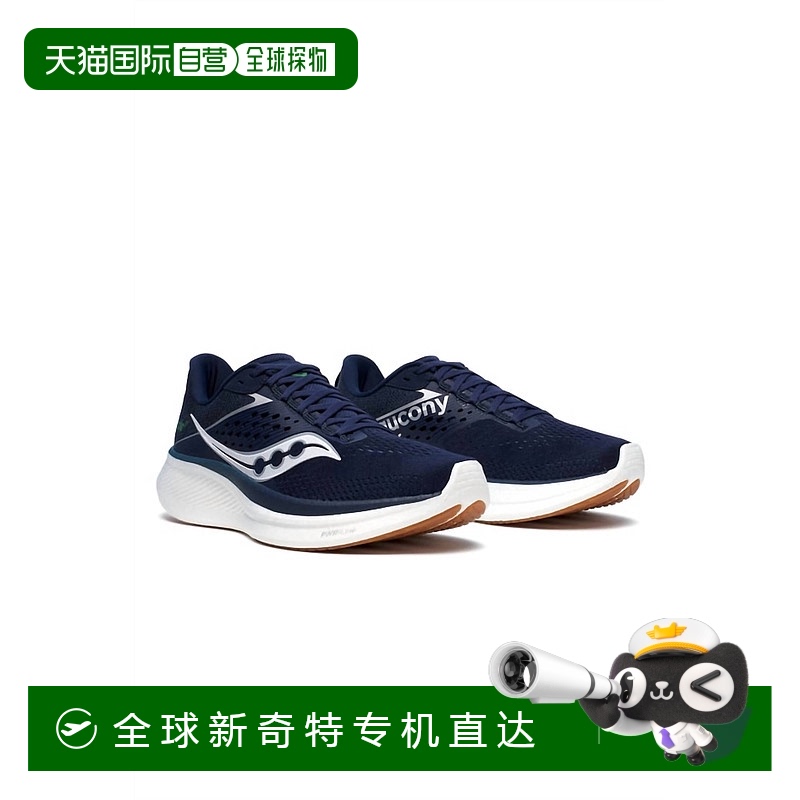 自营 saucony男式Ride 17鞋海军蓝/胶海军陆战队 【美国奥莱】直