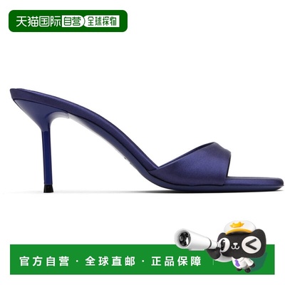 1h可退 香港直邮潮奢 Paris Texas 女士 海军蓝 Lidia Mule 70 凉