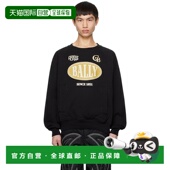 香港直邮Bally 巴利 男士 1h可退 黑色印花套头衫 MJE02NCO205U90