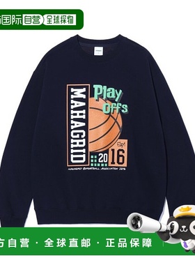 韩国直邮MAHAGRID 公用卫衣MG2CFMM442ANV PLAY OFFS SWEATSHIRT
