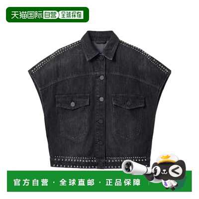 香港直邮ALL SAINTS 女士夹克 W132PE9548 AW2026 黑色 Alba 无袖