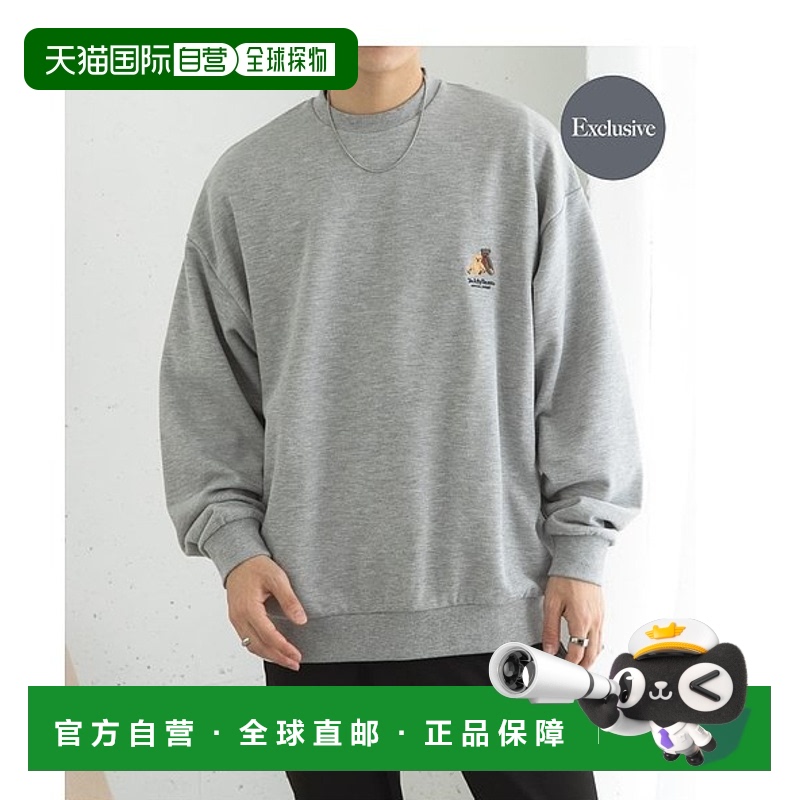 1h可退 日本直邮SENSE OF PLACE TeddyBear联名男士圆领卫衣 AAA4