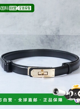 日本直邮florge 无段阶调整牛革 平面腰带 [FL8218EW08674] 腰带