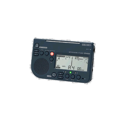 【日本直邮】SEIKO节拍器调音器大音量 可安装乐谱架 黑色STH200B