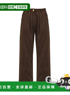 1h可退 香港直邮Pinko 品高 女士 Pancare 褶皺褲 105667A2TV