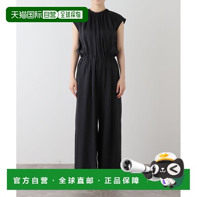 1h可退 日本直邮IENA 女装 收褶立领 宽松连体裤 法式短袖设计 25