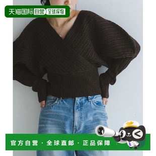 卡其尔设计针織套头衫 1h可退 宽松V领 女装 25080 日本直邮NOBLE