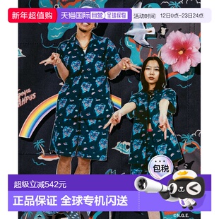 1h可退 日本直邮BEAMS JAPAN 男士 名古屋格兰帕斯联名夏威夷衬衫