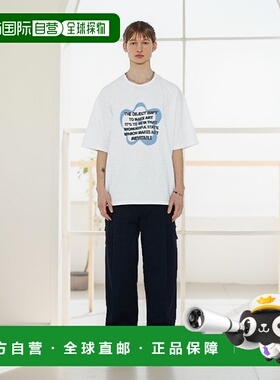 韩国直邮MIMTHEWARDROBE公用T恤MW221RT2BK_2 BLUR FLOWER T-SHIR
