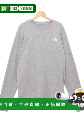 日本直邮 The North Face 男士灰色长袖印花T恤 NF0A8B68 CQO北面