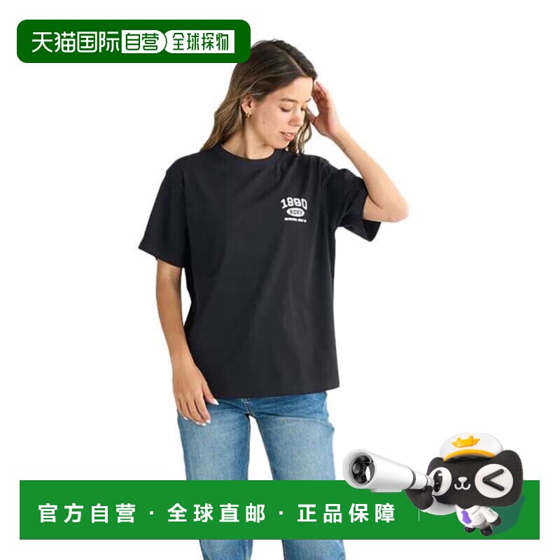 日本直邮ROXY MY ROOTS T恤 [25SPRST251090BLK] 女士款 黑色 - 实物图