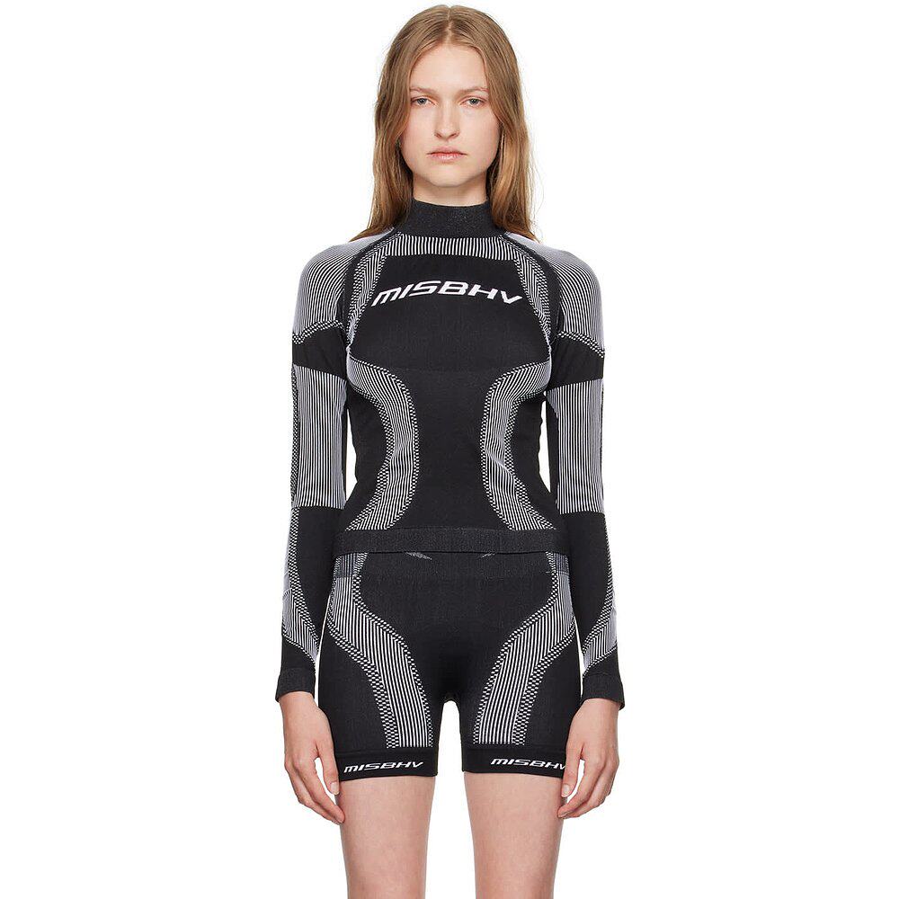 潮奢 MISBHV 女士 黑色 Active Wear 运动上装 4120W550