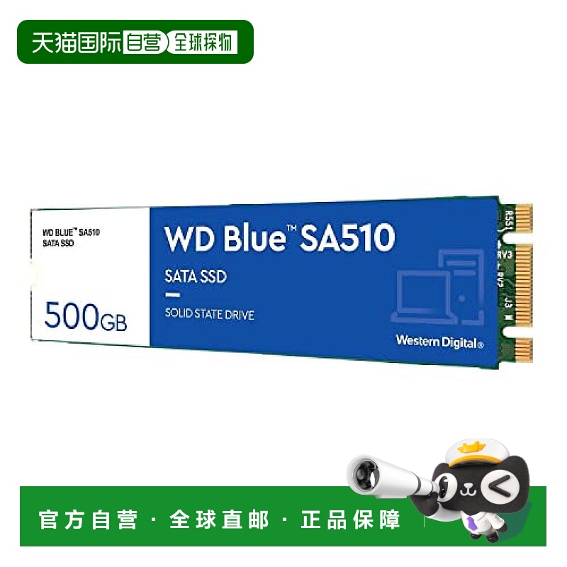 【日本直邮】西部数据内置SSD硬盘500GB WD Blue SA510 M.2-2280