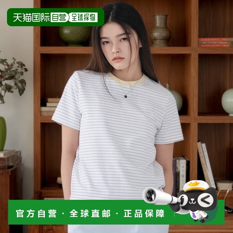 韩国直邮COVERNAT WOMAN 女士女装T恤CO2402ST81LB条纹