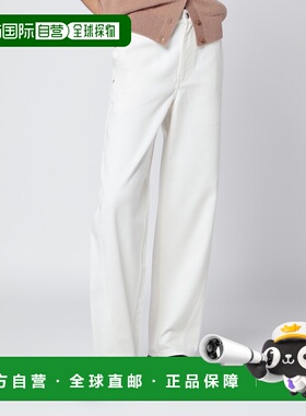 香港直邮MAISON KITSUNE 女士 白色棉质裤子 PW01104WD4015休闲裤