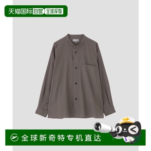 1h可退 HOWELL男士 全棉寬松無領襯衫 579525020 日本直郵MARGARET