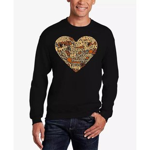 男士 Art 感恩节心形文字艺术圆领卫衣 Pop 美国直邮LA