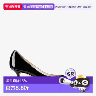 香港直邮Jimmy Choo周仰杰LOVE 65mm细跟漆皮女士高跟鞋 黑色新款