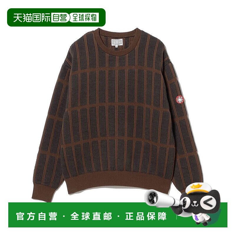 1h可退 日本直邮C.E 男装 宽松版型 针织衫 左袖硅胶贴片 日本製