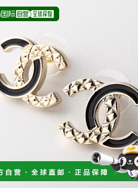 日本直邮CHANEL 香奈儿耳环 ABG219 B21624 女士 Coco Mark CC Lo