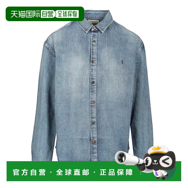 1h可退 香港直邮SAINT LAURENT 男士衬衫 823437Y14MJ4248 AW2025