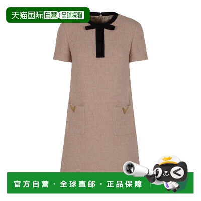 香港直邮VALENTINO 女士连衣裙 8B3VAJD39VMC6S SS2026 米白色