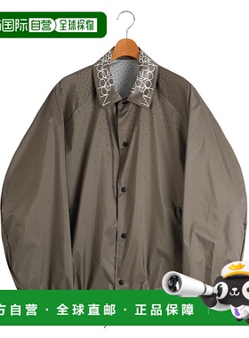 1h可退 日本直邮kolor 男士透气打孔设计教练夹克 25SCMG03105