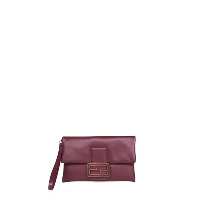 香港直邮FENDI 女士钱包 8M0538ABVEF0YPU SS2026 红色 Nappa Lea