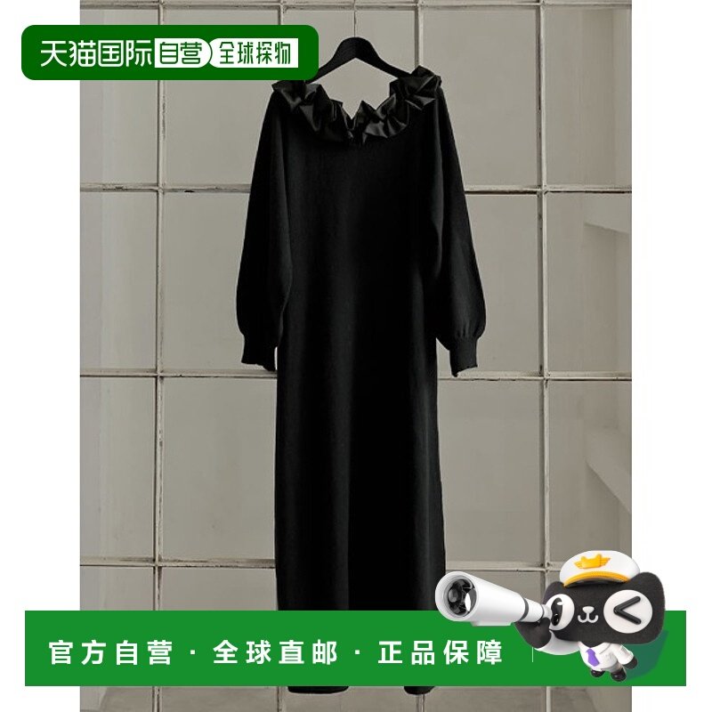 1h可退 日本直邮Re:EDIT 女装 弹力圆领2WAY针织连衣裙 蕾丝拼接