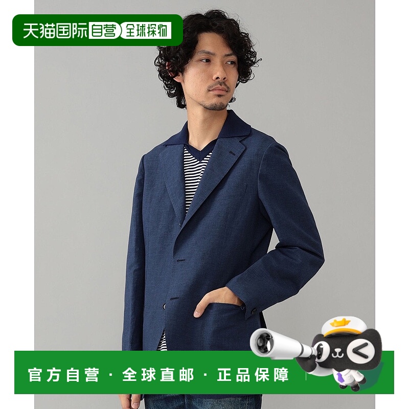 日本直邮BEAMS NEW EASY ANGELICO 亚麻羊毛纯色夹克