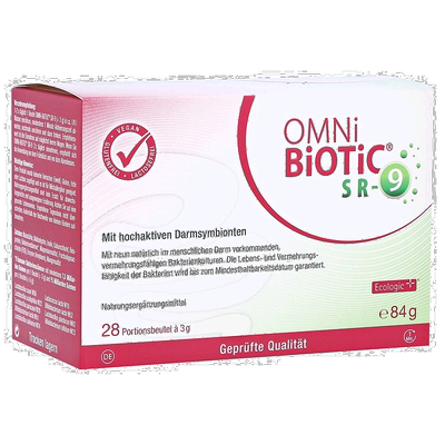 欧洲直邮德国欧敏力OMNi9种益生菌抗压抗疲劳熬夜冲剂28X3g