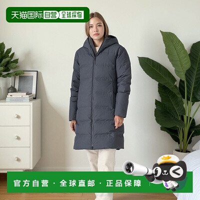 自营欧洲直邮PATAGONIA JACKSON Glacier 灰黑色防水科技面料女士