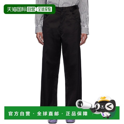 1h可退 香港直邮潮奢 CORDERA 女士 黑色 Satin Straight 长裤 25