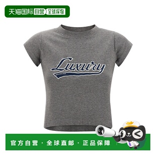 AW2025 1h可退 807341TTVB81035 女士T恤 灰 香港直邮BALENCIAGA