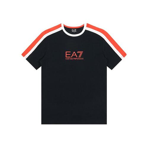 EA7 Emporio Armani logo印花圆领T恤 2730274A209
