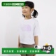 THE 图案 NORTH 日本直邮 FACE 女童短款 T恤棉质户外儿童 NF0A7X4