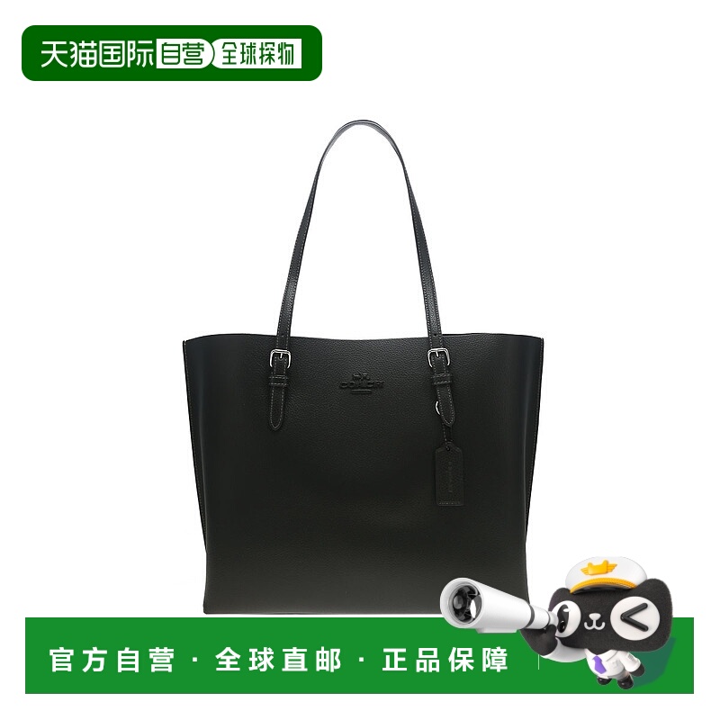 香港直邮COACH 奥莱款Mollie系列女士卵石皮手提单肩托特包CV968S