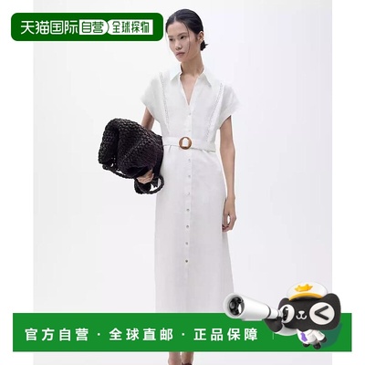 1h可退 【美国直邮】mango 女士 衬衫亚麻