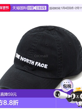 韩国直邮THE NORTH FACE北面棒球帽男女款黑色时尚NF0A5FY1JK3