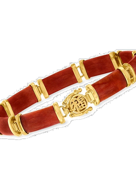 自营 Ross-Simons Red Jade 