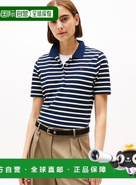 日本直邮【日本直邮】Tommy Hilfiger女款polo衫WW43224-0X4条纹