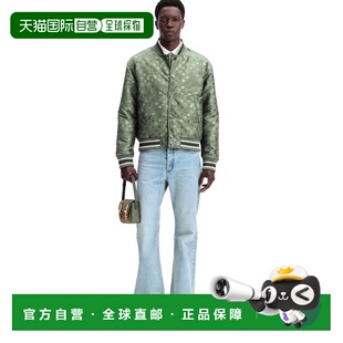 自营1h可退 欧洲直邮LV路易威登 Tilted男士卡其绿帆布老花图案运