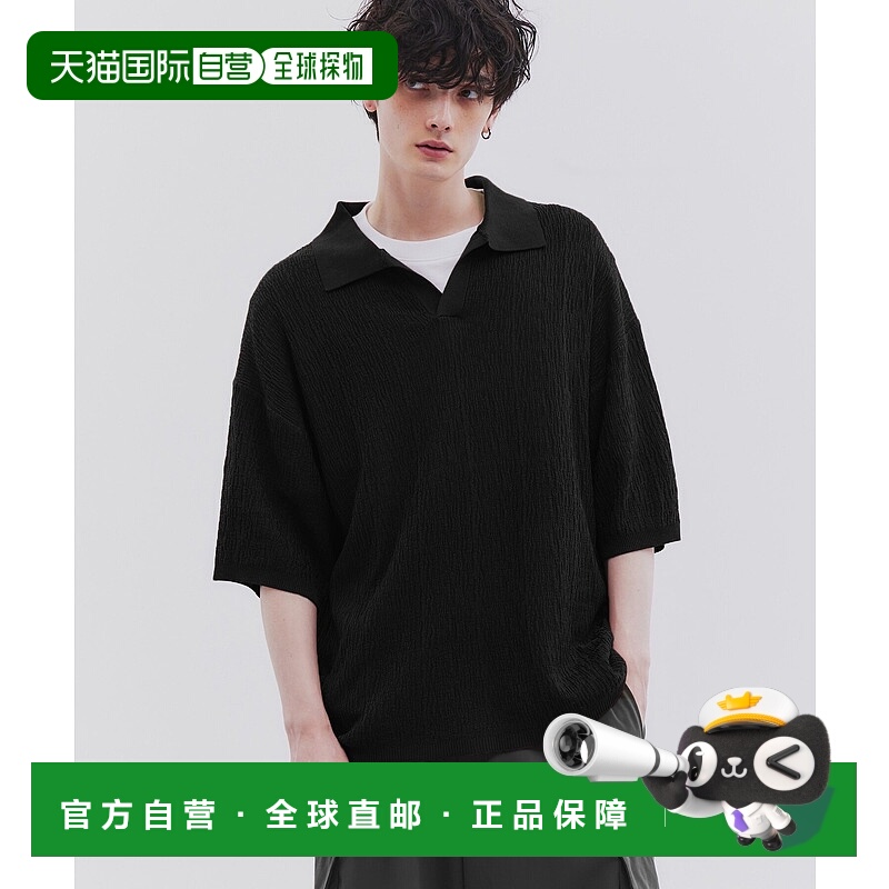 1h可退 日本直邮tk.TAKEO KIKUCHI 男士开领针织短袖POLO衫 C0112