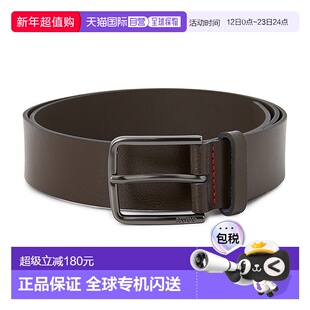 1h可退 韩国直邮boss 男士 腰带牛皮复古休闲商务皮带男款配饰