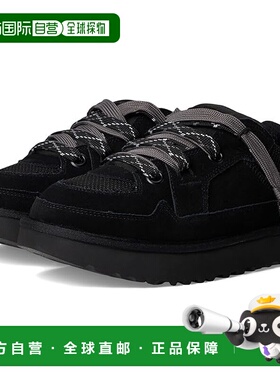 1h可退 香港直邮Ugg 男士 Lo Lowmel 运动休闲鞋 black黑色 舒适