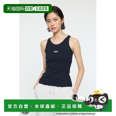 1h可退 日本直邮MOANDMO 女装 纯棉 半袖背心 刺绣设计 010IAF017