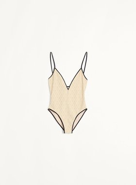 VALENTINO 华伦天奴 25春夏 BUH00X97G_R0N 女士 连体泳衣